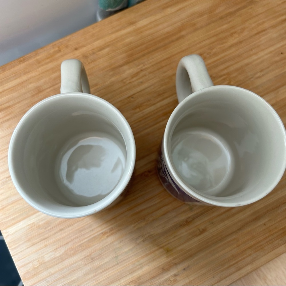 Vintage Morton Salt Mugs white blue advertisement retro - Picture 3 of 9